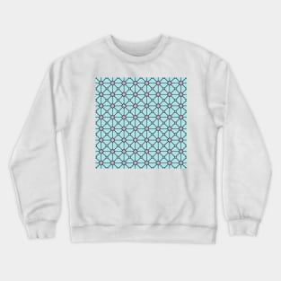 Geometric Triangles Colorful Print Pattern Pastel Crewneck Sweatshirt